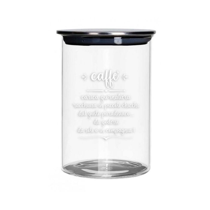 Brandani 52610 glass jar for coffee with lid 750gr