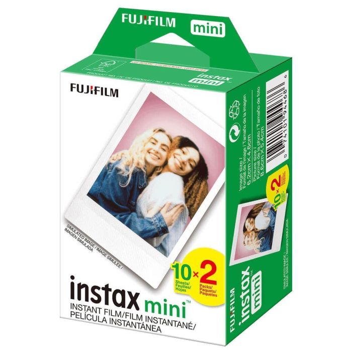 Fujifilm Instax Mini 20 Pack Colorfilm GLOSSY (10X2/PK)