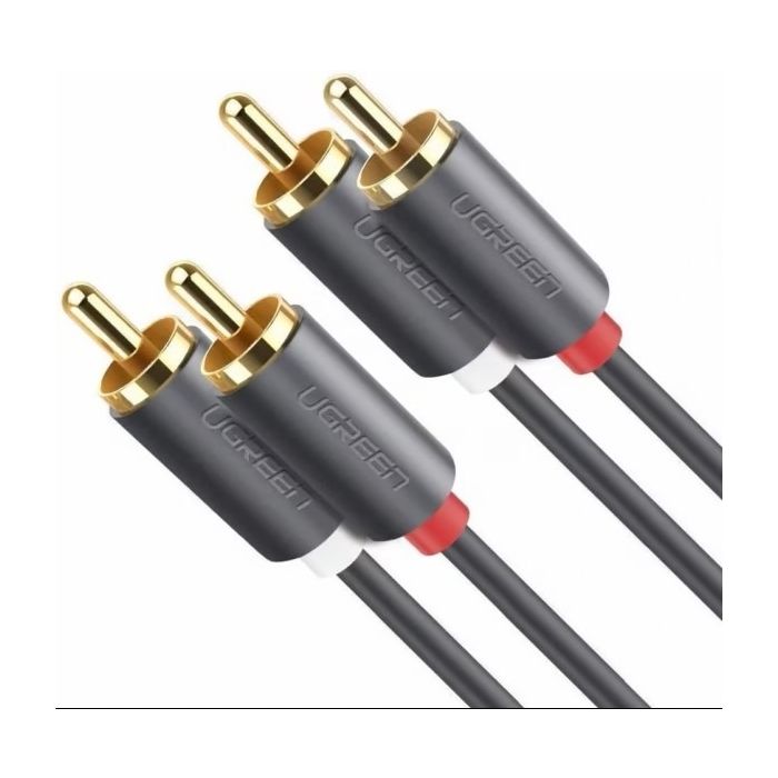 UGREEN 2RCA Male to 2RCA Male Cable 1m (Black)/30747