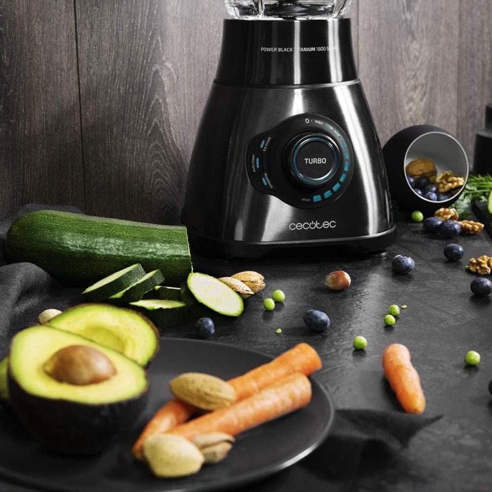 Cecotec 04101 Black Titanium stand blender 1800W