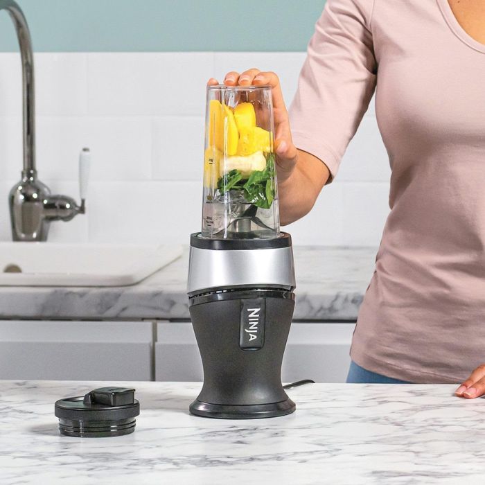 Ninja QB3001EUS Blender& Smoothie Maker 700W, Silver/N