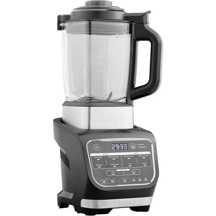 Ninja HB150EU Mixer Soup Maker, Stainless Steel, Black