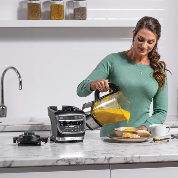Ninja HB150EU Mixer Soup Maker, Stainless Steel, Black