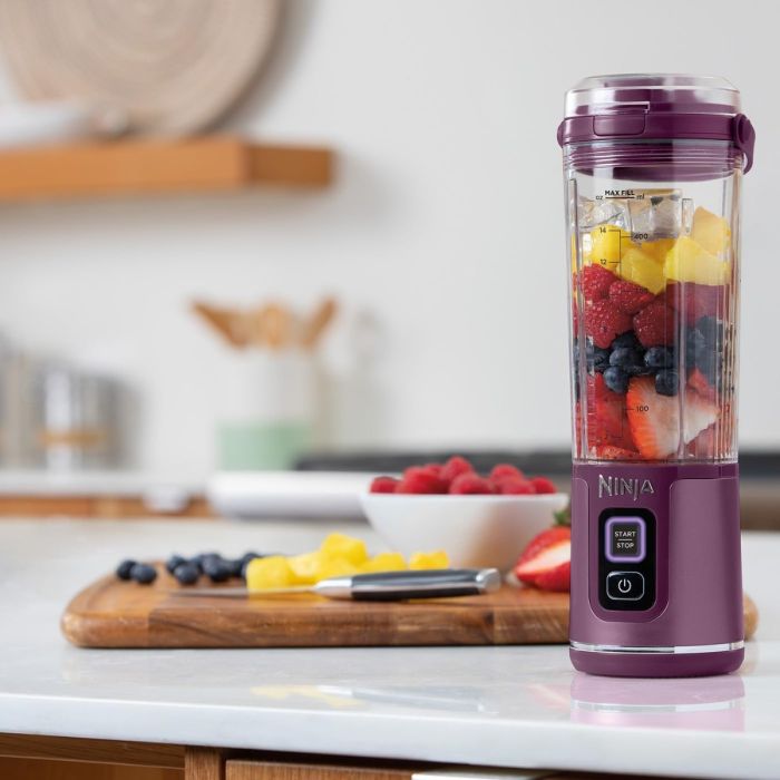 Ninja BC151EUPR Portable Blender, Cordless