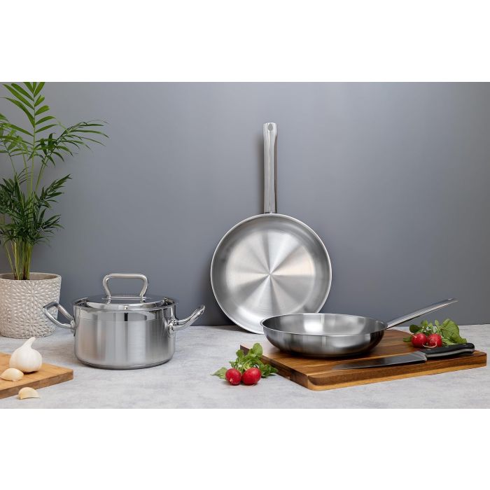 Barazzoni 169610016 LINEA Saucepan with lid 16cm 1.5l