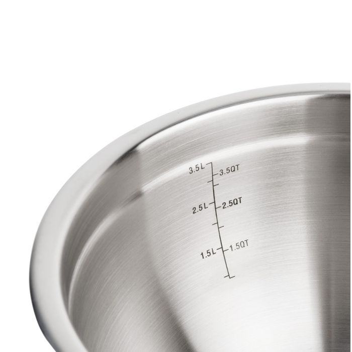 Barazzoni 810160016 bowl stainless-steel with silicone lid 16x9.6cm