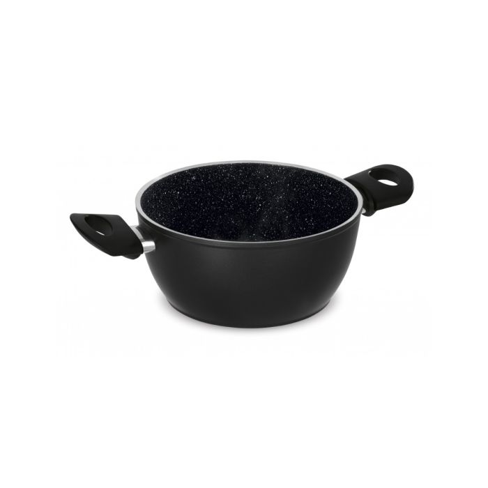 Barazzoni 85510202493 DOLOMITICA casserole black 24cm 4.5l
