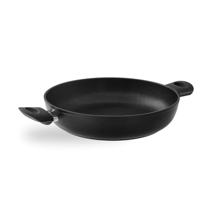 Barazzoni 85510402893 DOLOMITICA low casserole black 28cm 4.1l