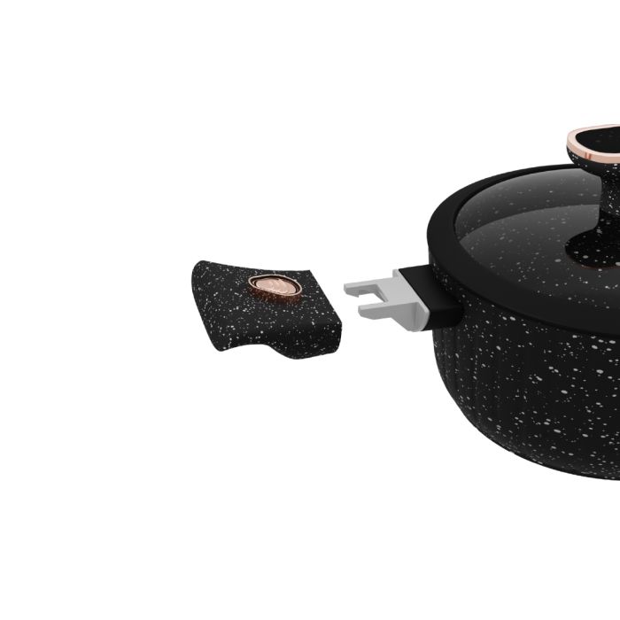 Bollire BR-1503 non-stick casserole with lid 24cm 4.4l