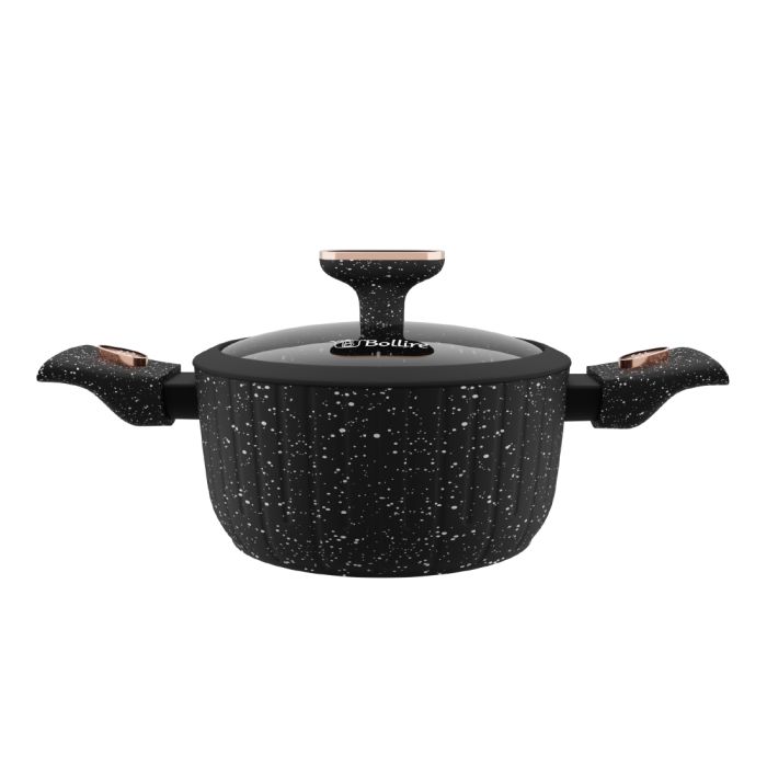 Bollire BR-1503 non-stick casserole with lid 24cm 4.4l