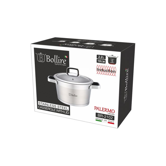 Bollire BR-2104 Casserole with lid 24sm