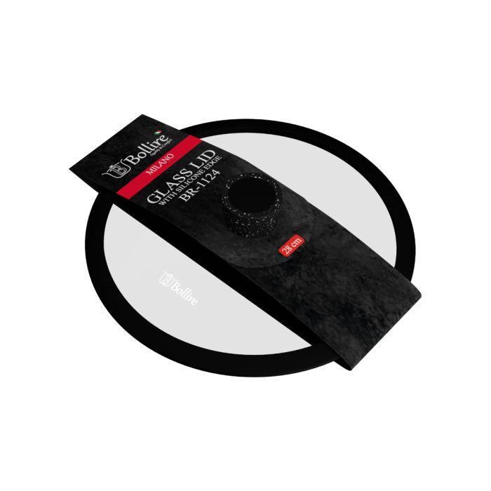Bollire BR-1124 silicone glass lid 28cm