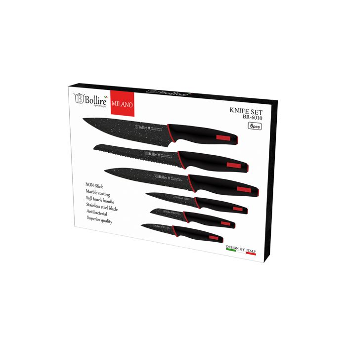 Bollire BR-6010 non stick knife set 6pcs