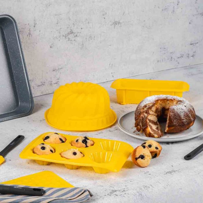 LF FR-1870P 1009186 PRIMA vanilla silicone cake mould 24x11cm