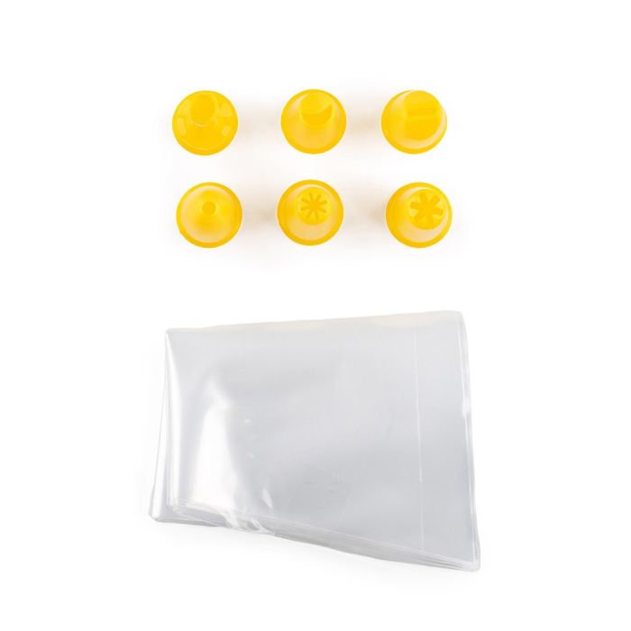 LF FR-3030 1010016 piping bag and cake decorating plastic nozzles set
