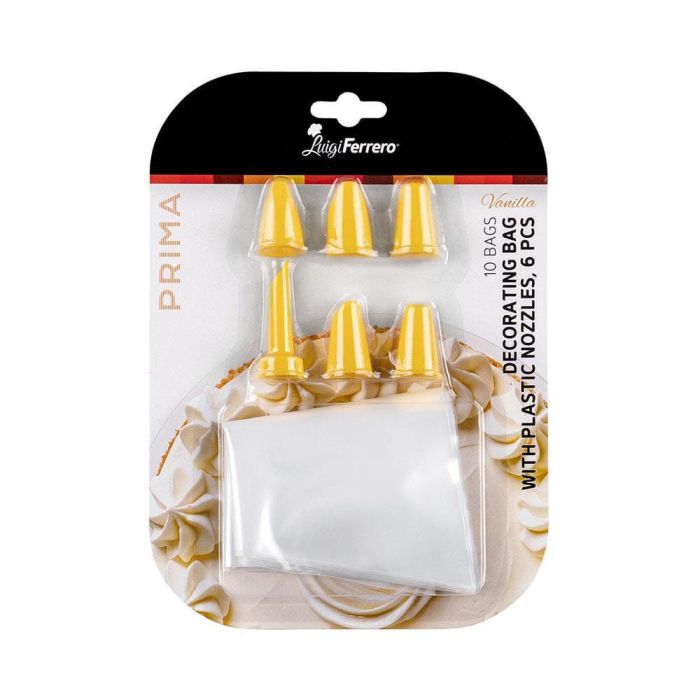 LF FR-3030 1010016 piping bag and cake decorating plastic nozzles set