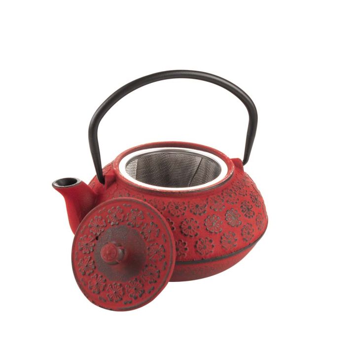 LF FR-8360R 650094 Cast iron teapot with strainer