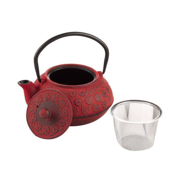 LF FR-8360R 650094 Cast iron teapot with strainer