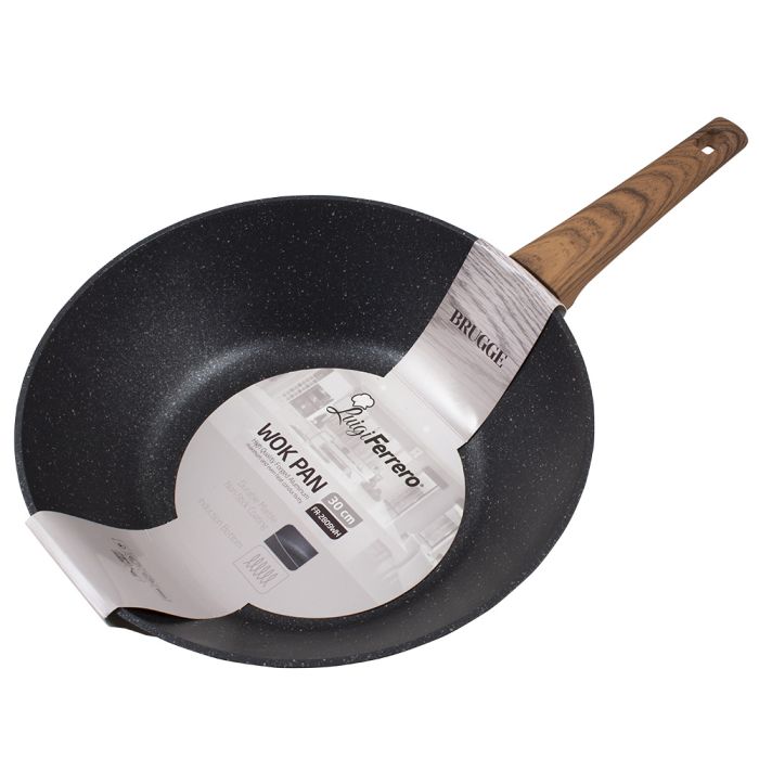 LF FR-2809WH 1002642 Wok Pan BRUGGE 30x9cm