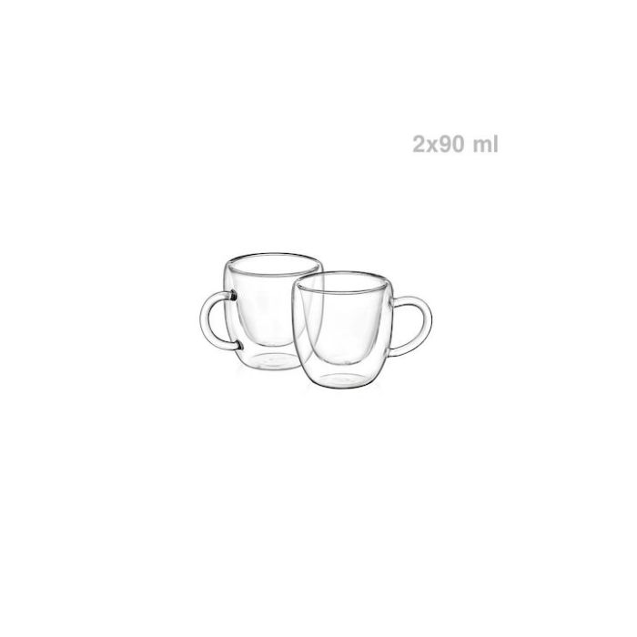 LF FR-8014 1006339 COFFEINA espresso cup set 2x90ml