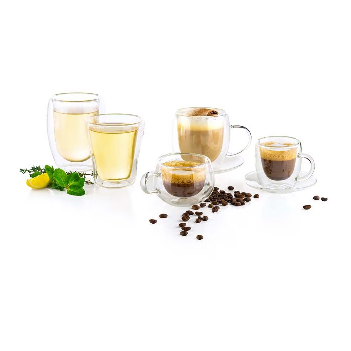 LF FR-8063 1006341 COFFEINA cappuccino & latte cup set 2x350ml