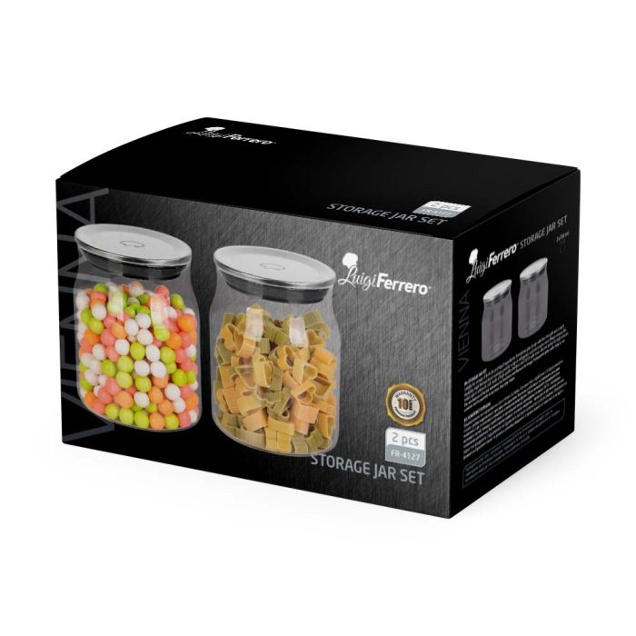 LF FR-4127 1005170 VIENNA storage jar set 2x700ml
