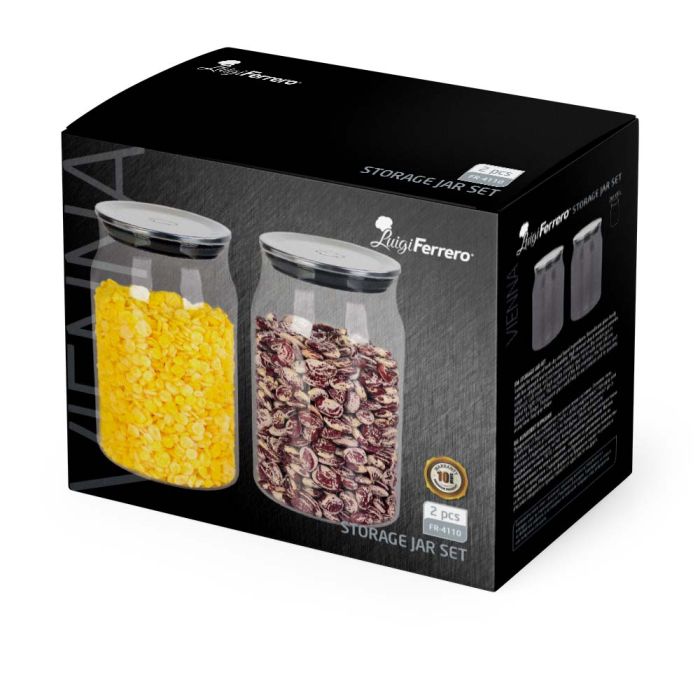 LF FR-4110 1005173 VIENNA storage jar set 2x1.05l