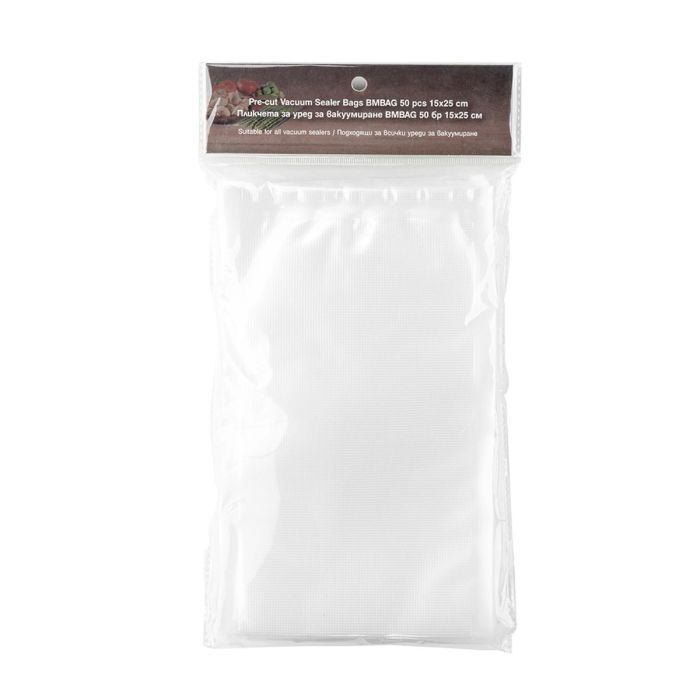 Muhler ML-1525 1009418 pre-cut Vacuum sealer bags 50pcs 15х25cm