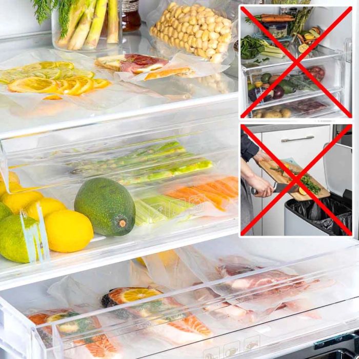 Muhler ML-2030 1009419 pre-cut Vacuum sealer bags 50pcs 20х30cm