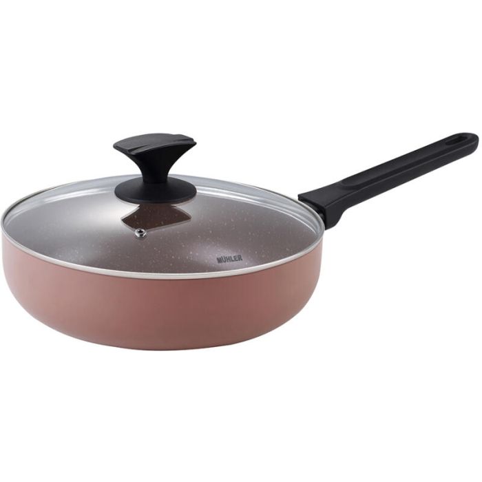 Muhler MR-2607D 1002730 Deep Fry Pan With Lid 26x7