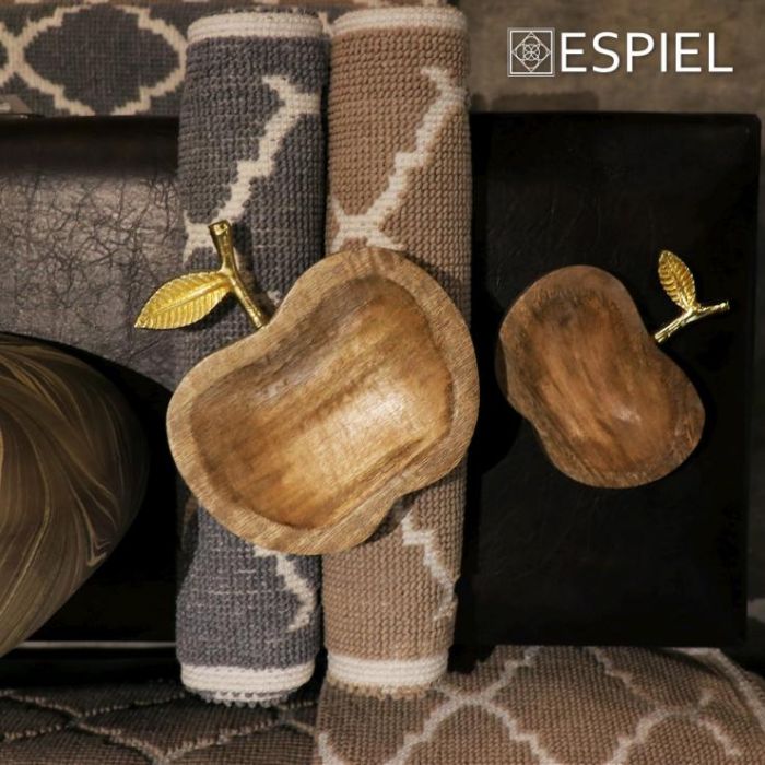 Espiel FRI154K4 WOODEN PLATTER 4X19CM