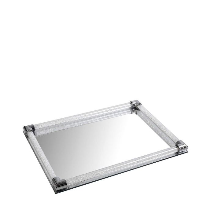 Espiel XAS126 crystal tray with mirror 35x25x4cm - outlet