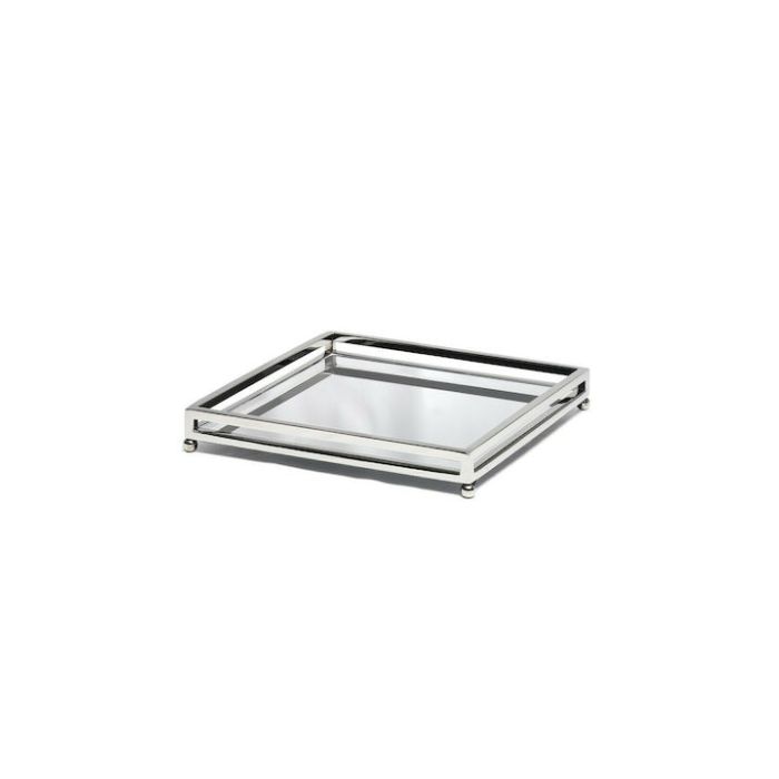 Espiel MR15582 SQUIRE TRAY WITH MIRROR 30X30X4.5CM