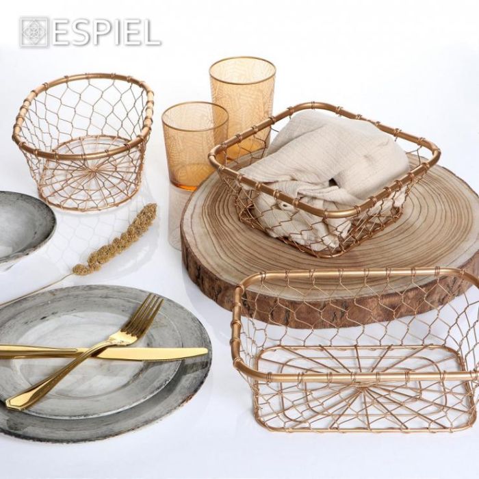 Espiel TAK214 metal basket 25x17x9cm