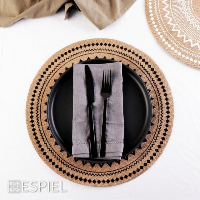 Espiel PUL508K6 JUTE PLACEMAT 38CM