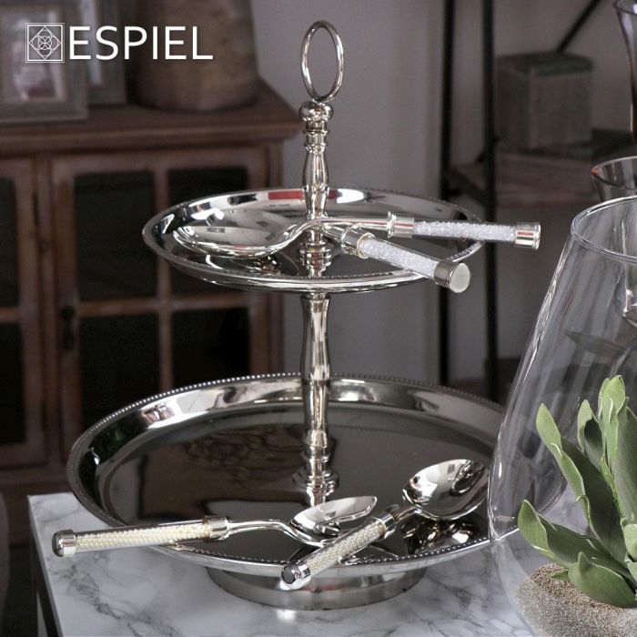 Espiel GET213 SS 2-tier tray 26cm
