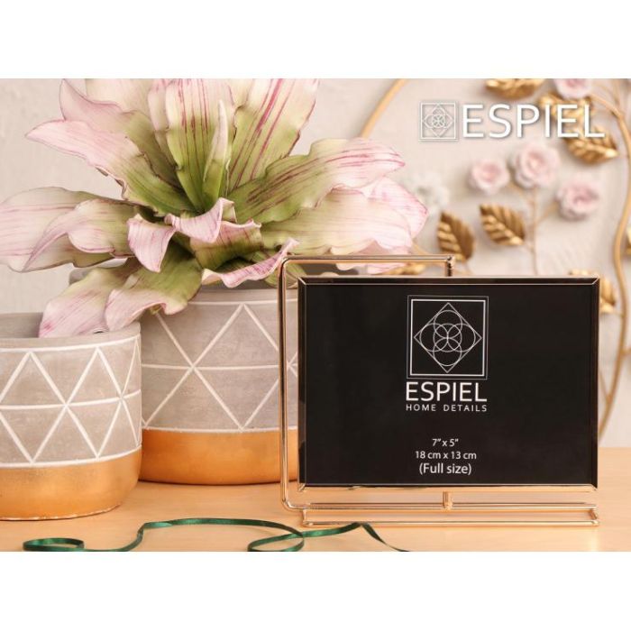 Espiel FAM564 photo frame gold 10x15cm