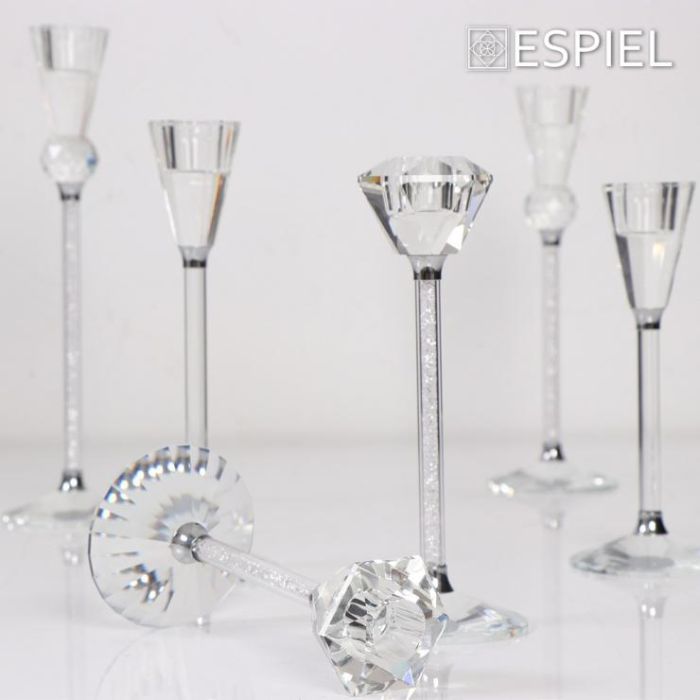 Espiel XAS101 CRYSTAL candle holder 20x7cm