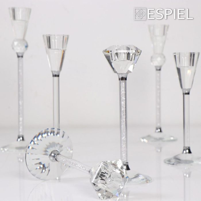 Espiel XAS117 CRYSTAL CANDLE HOLDER