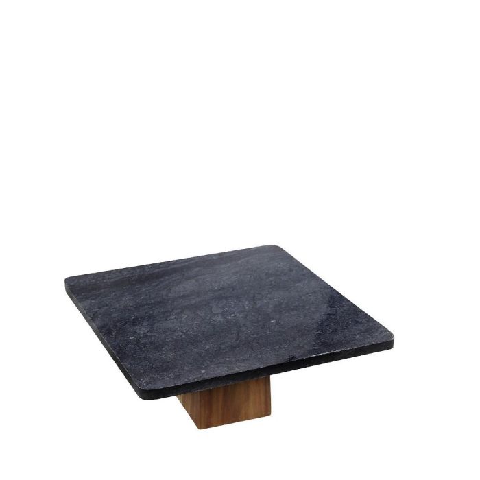 Espiel FAV242 marble footed plate black 25cm