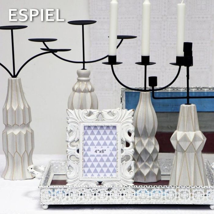 Espiel GIO104K2 ceramic candle holder