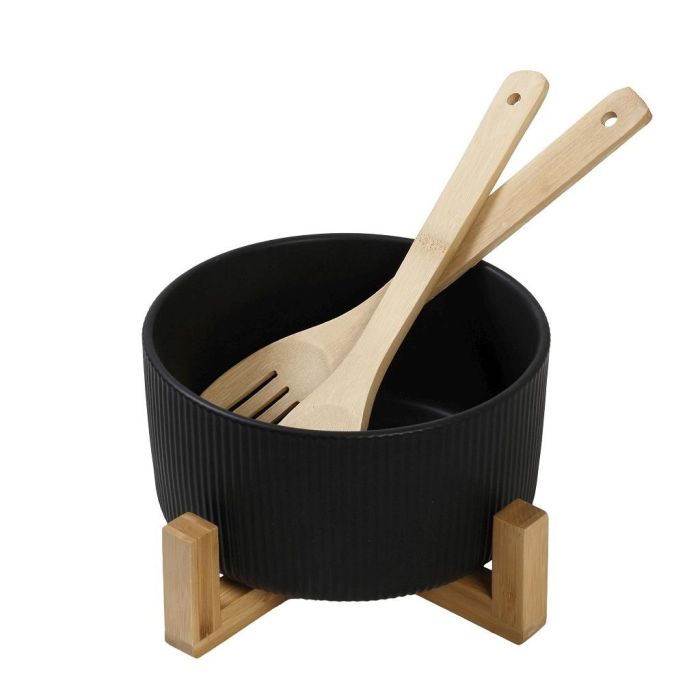 Espiel TVL102 bamboo base bowl & 2 servers