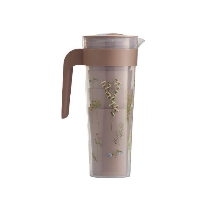 Espiel SCH77976K12  jug 1l with 4 glasses natural sand