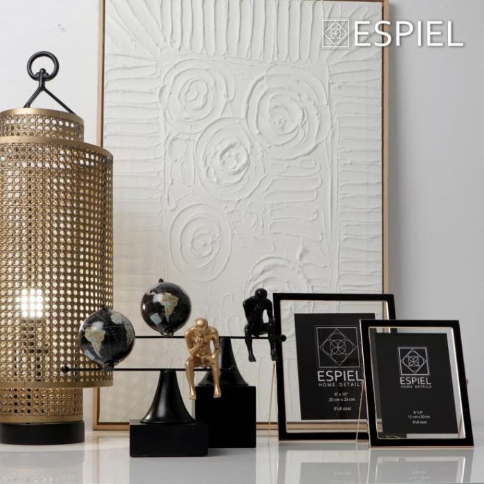 Espiel GOR116 resin deco globe 15.5sm
