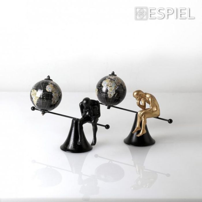 Espiel GOR117 resin deco globe 15.5sm