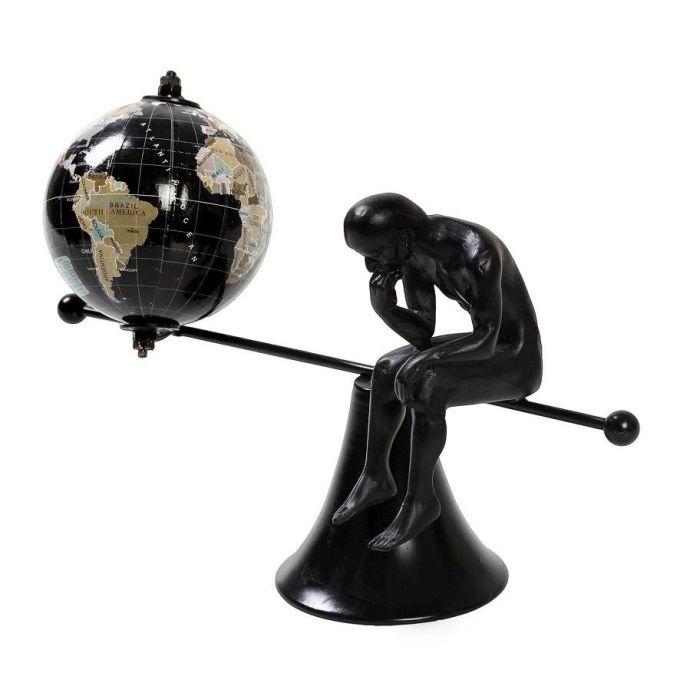Espiel GOR117 resin deco globe 15.5sm
