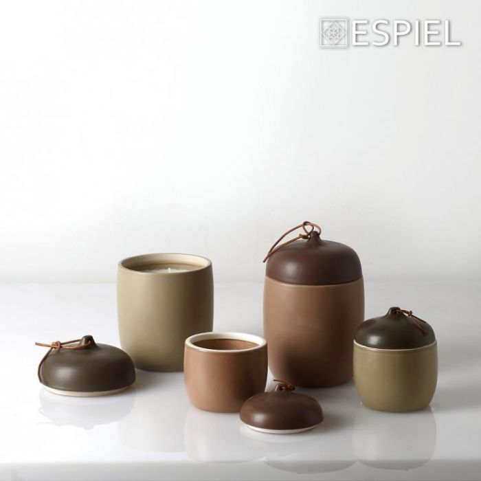 Espiel FRS111 ceramic scented candle with lid 12sm