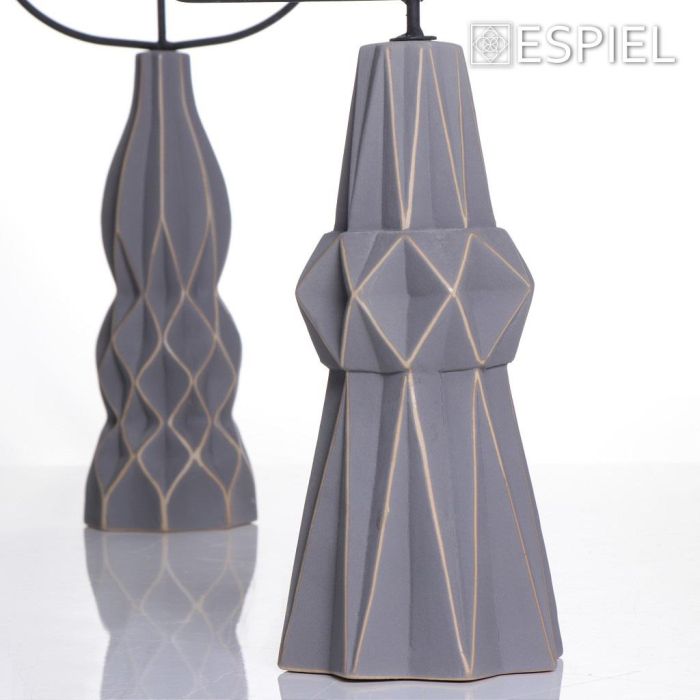 Espiel GIO103K2 ceramic candle holder 34sm