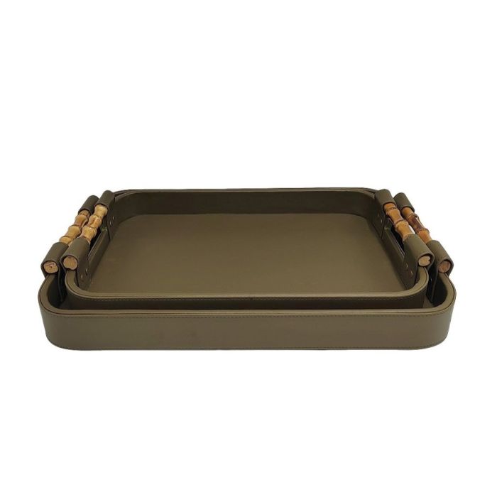 Espiel DER103 leather trays set 2pcs 45-40sm