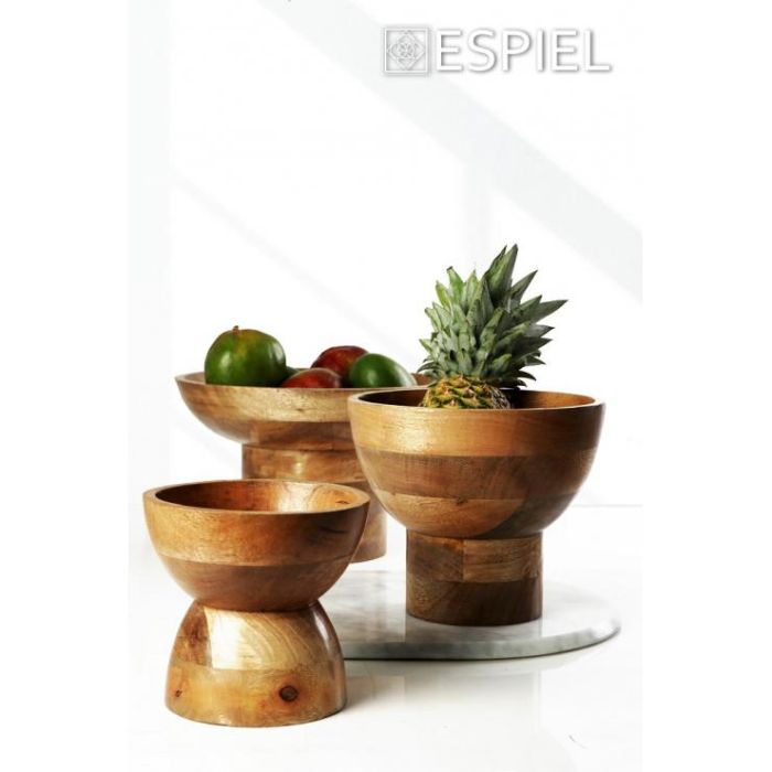 Espiel GPA101 mango footed bowl 35.56x29.85sm